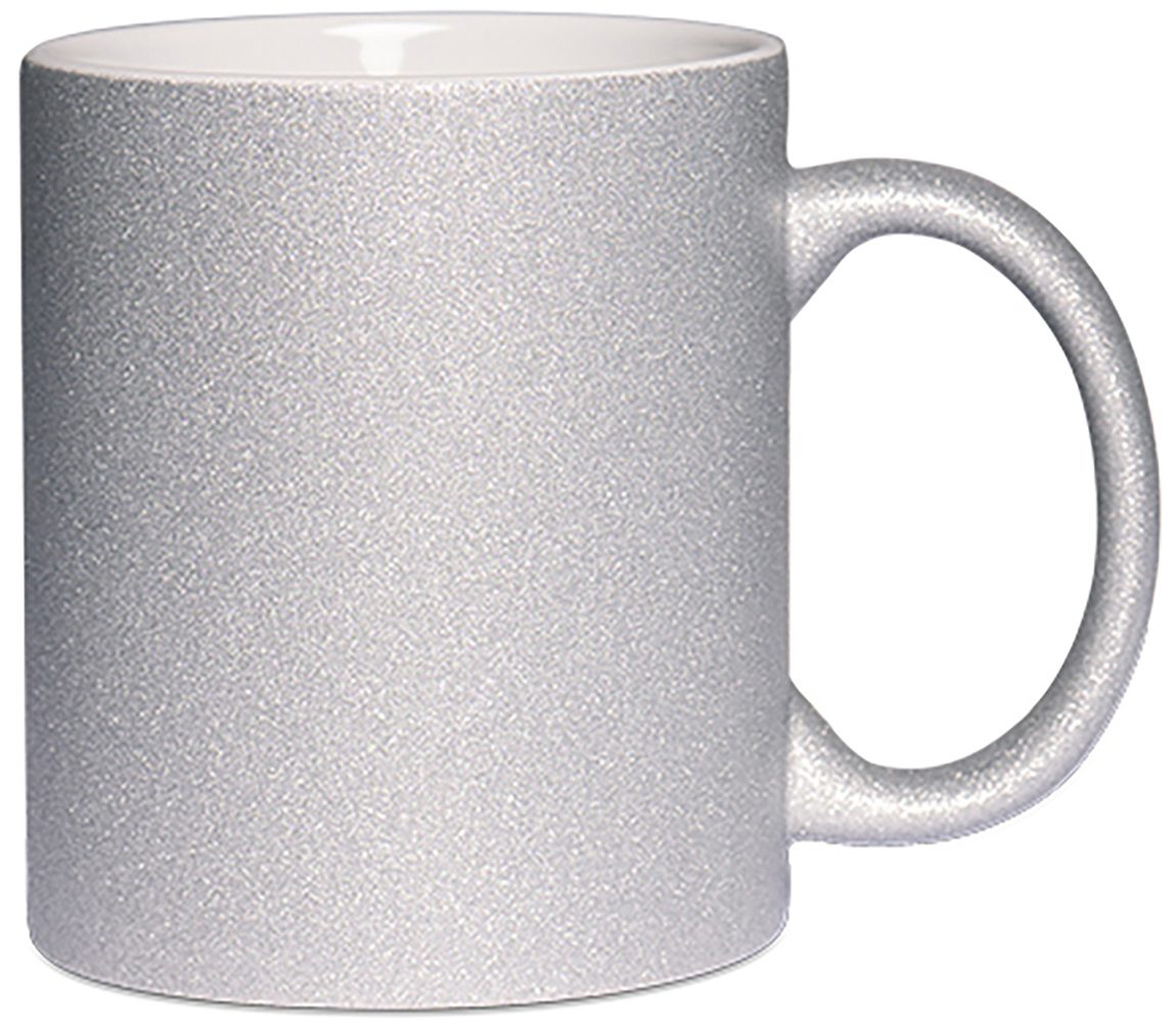 Carina Glitzer Silber matt