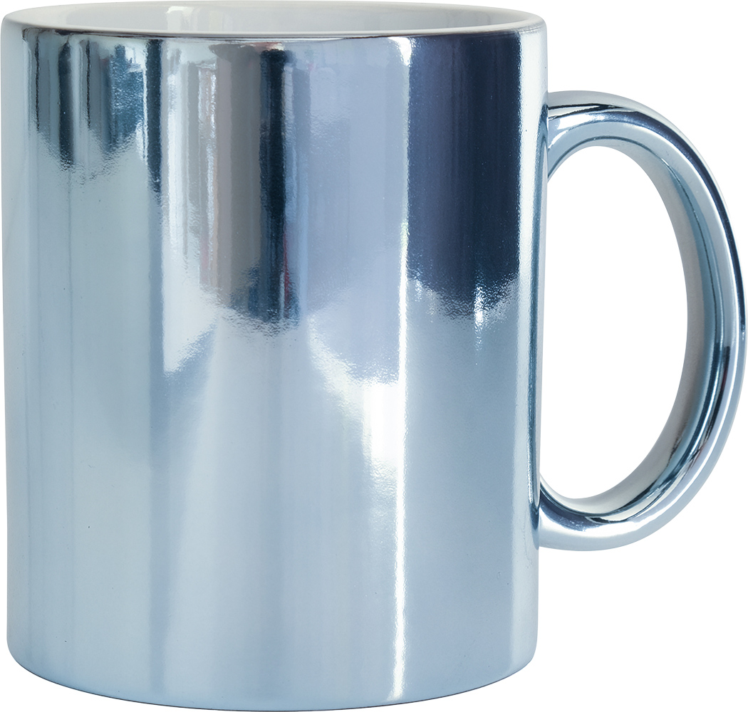 Carina Metallic Blau glänzend