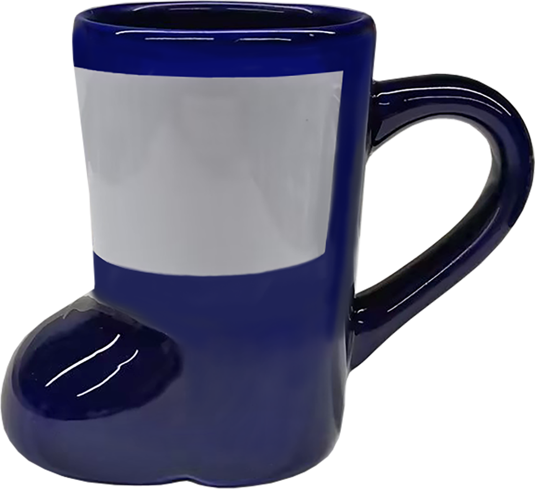 Stiefelbecher blau
