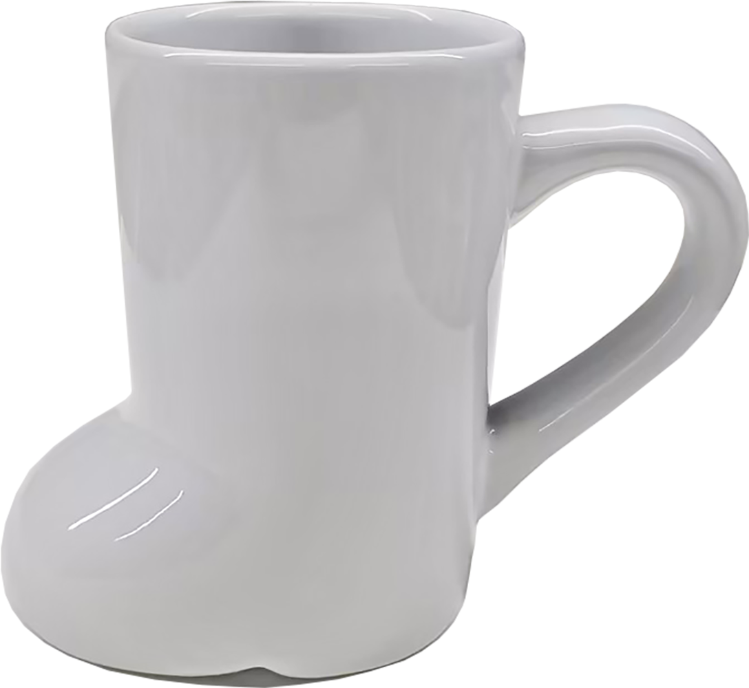 Stiefelbecher weiß